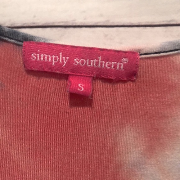 Simply southern Tie dye mini T-shirt dress-size small - Picture 3 of 7
